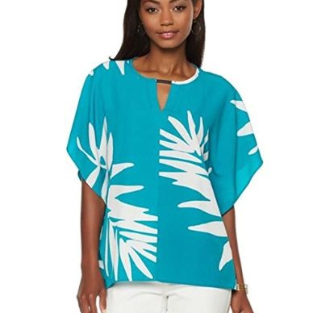 Diane Gilman DG2 Botanical-Print Caftan 539-497